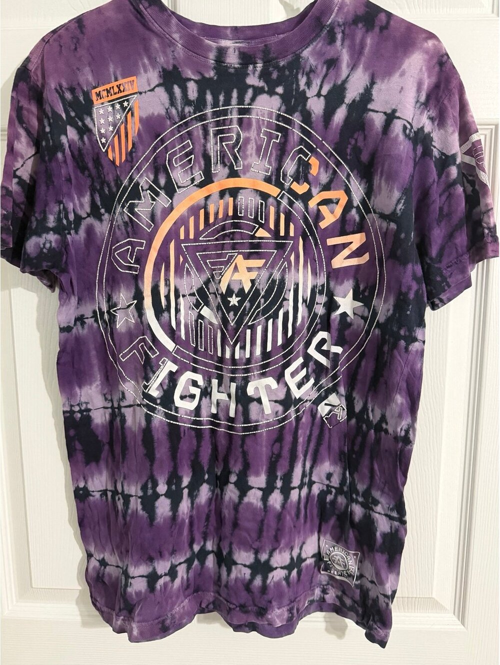 American Fighter Tie Dye T-Shirt SIZE MEDIUM